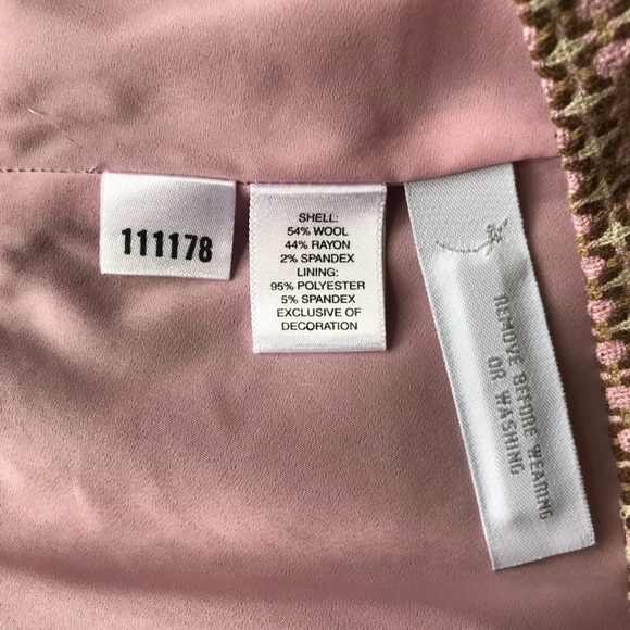 Ann Taylor lined skirt Sz 10 side zipper - Picture 6 of 10